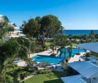 Palm Beach 204 Barbados Beachfront Condo Rental Complex Pool