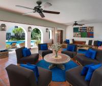 Breakfast Dining Room at Elsewhere 10 Bedroom Sandy Lane Villa For Rent In Barbados 