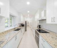 Dene Court Sandy Lane Barbados Kitchen with Stainless Steel Appliances