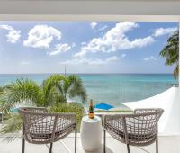 Barbados Vacation Villa Dolphin Beach House Bedroom Ocean View Patio