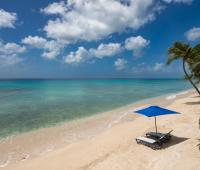 Barbados Vacation Villa Dolphin Beach House Beach and Ocean infront of Property 
