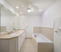 Palm Beach 204 Barbados Beachfront Condo Rental Master Bathroom With Tub