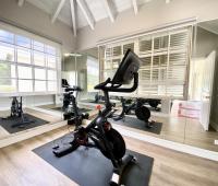 Fosters House Holiday Rental In Barbados Gym with Peloton Bike