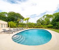 Franklins House Holiday Rental Villa In Sandy Lane Barbados Pool Deck and Gardens