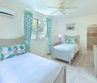 Sandy Lane Holiday Villa Barbados Halle Rose Bedroom Three with Two Single Beds