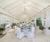 Heronetta Sandy Lane Estate Barbados Outdoor Dining Area