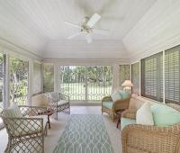 Heronetta Sandy Lane Estate Barbados Cottage Two Living Room and Garden Views