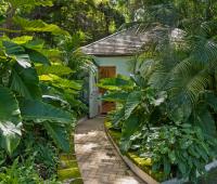 Heronetta Sandy Lane Estate Barbados Hidden Cottage Entrance