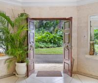 Heronetta Sandy Lane Estate Barbados Front Door From Foyer