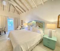 Beachfront Barbados Villa Rental Seascape Bedroom 1 With King Bed and Patio