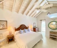 Beachfront Barbados Villa Rental Seascape Bedroom 3 With King Bed and Patio