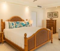 Beachfront Holiday Rental Barbados Palm Beach 410 Master Bedroom
