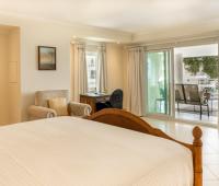 Beachfront Holiday Rental Barbados Palm Beach 410 Master Bedroom Patio View