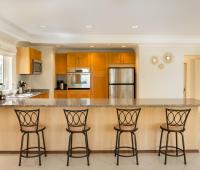 Beachfront Holiday Rental Barbados Palm Beach 410 Kitchen Island With Seating