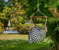 Palm Tree Villa Sandy Lane Barbados Gardens With Chair Swing