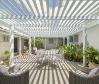 Phoenix Villa Sandy Lane Barbados Covered Pergola Seating