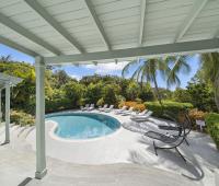 Phoenix Villa Sandy Lane Barbados Pool Deck and Garden View