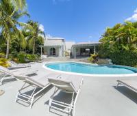 Phoenix Villa Sandy Lane Barbados Swimming Pool and Lounge Chairs
