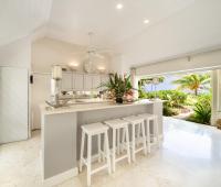 Point of View Holiday Rental In Sandy Lane Barbados Indoor Wet Bar and Seating Area