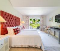 Point of View Holiday Rental In Sandy Lane Barbados Bedroom 2 With Patio and TV