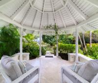 Point of View Holiday Rental In Sandy Lane Barbados Bedroom 3 Covered Patio with Garden Views