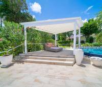 Point of View Holiday Rental In Sandy Lane Barbados Sun Deck Pergola With Direct Pool Access 