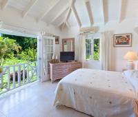 Sandy Lane Barbados Holiday Rental Rose of Sharon Bedroom 3 with Queen Bed and Garden View