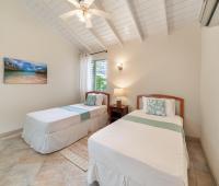 149 Salters Road Barbados Holiday Rental Sandy Lane Barbados Bedroom 4 with Twin Beds