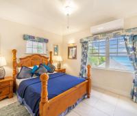 Barbados Beachfront Vacation Rental Villa Seawards Master Bedroom