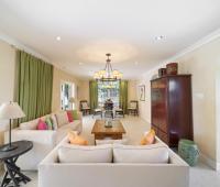 Tara Barbados 4 Bedroom Holiday Rental Villa Living Room with TV