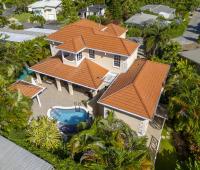 Tara Barbados 4 Bedroom Holiday Rental Villa Aerial Shot of Home