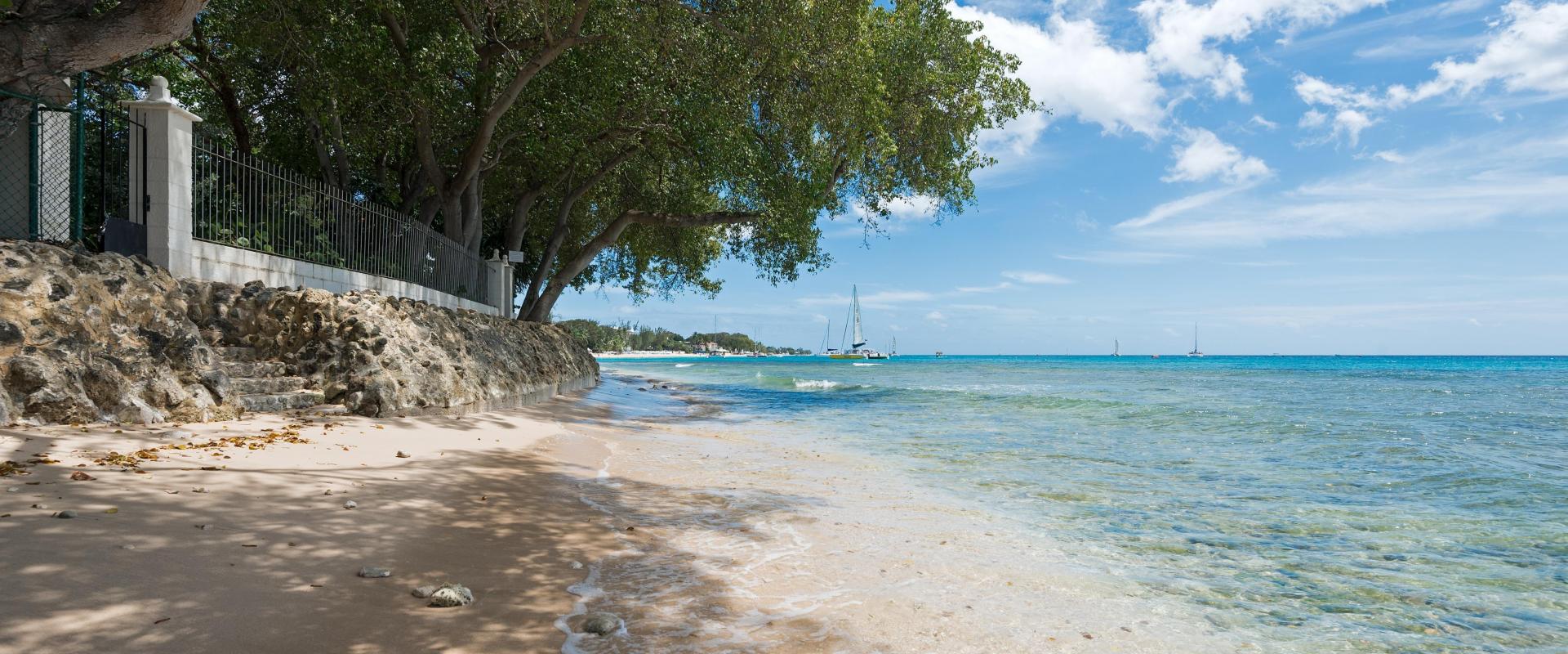 Heronetta Sandy Lane Estate Barbados Beach In Front Of Property