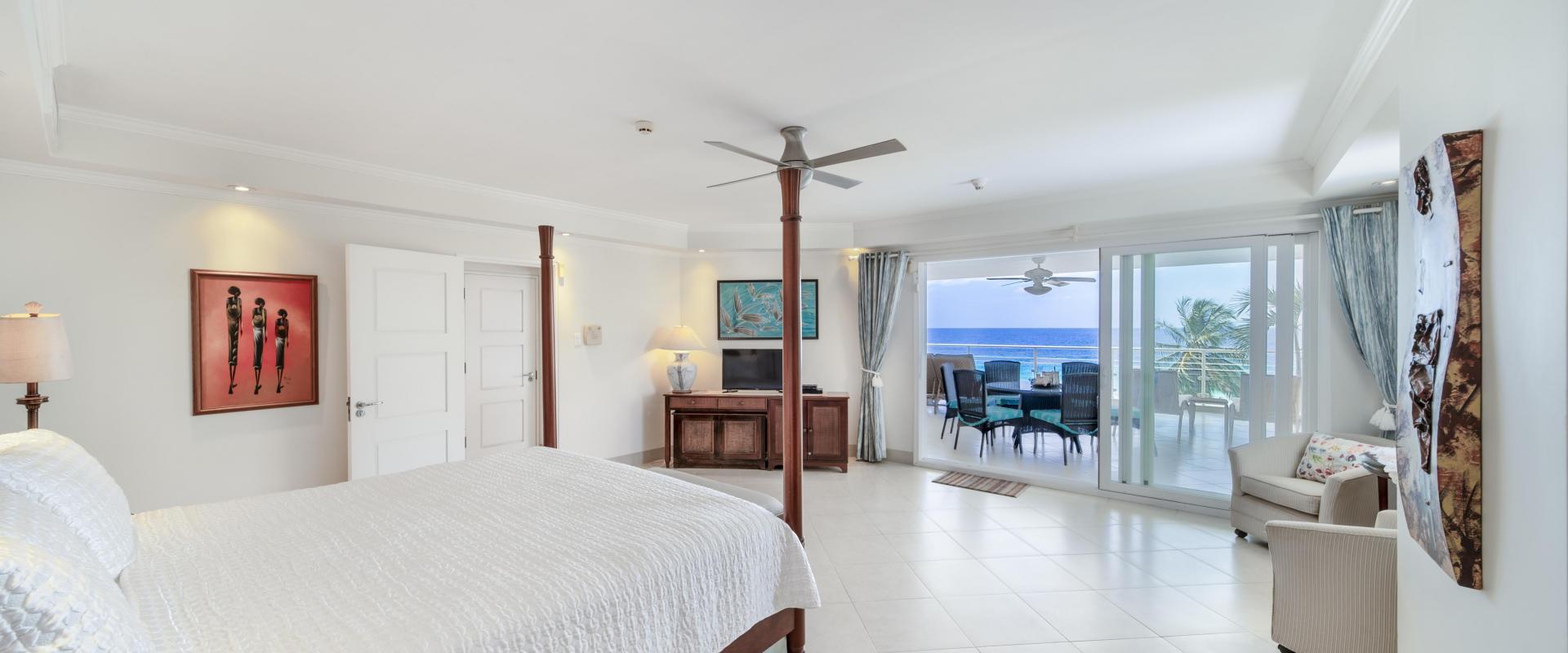 Palm Beach 502 Holiday Rental Barbados Master Bedroom With Oceanview