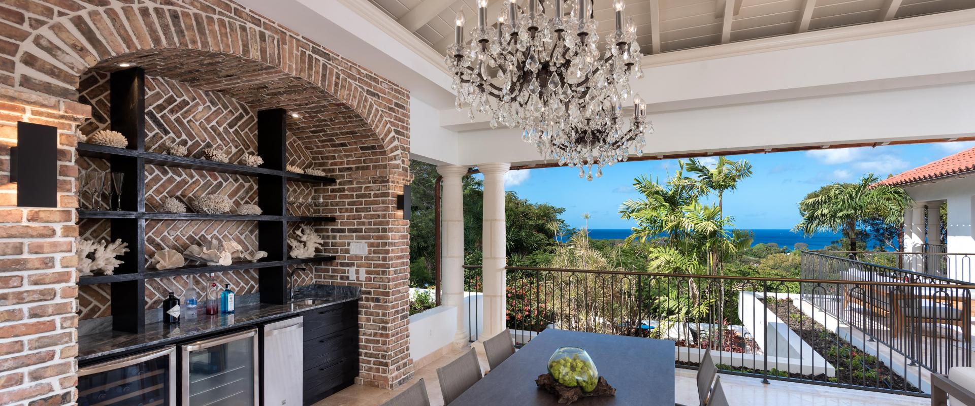 Wine Bar and Grill Elsewhere 10 Bedroom Sandy Lane Villa For Rent In Barbados