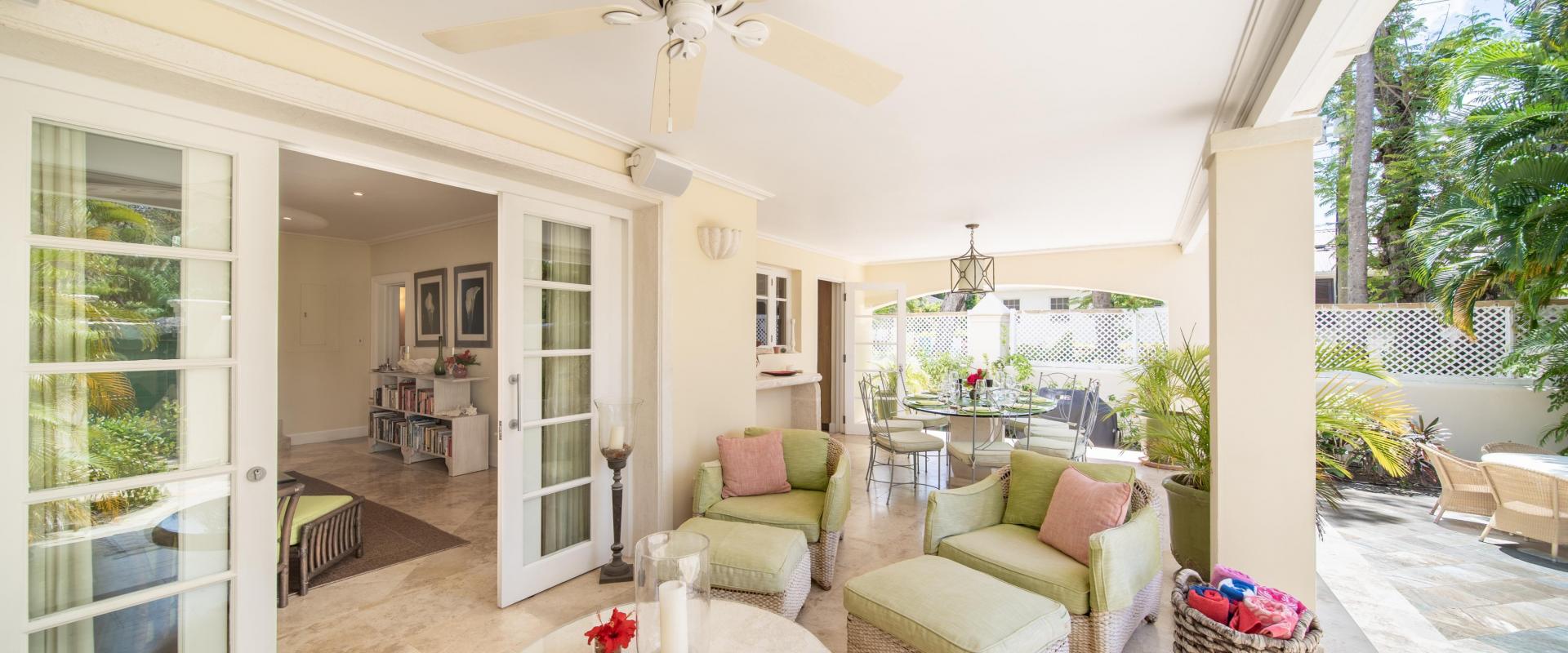 Coco Mullins Barbados Holiday Rental Home Exterior Dining