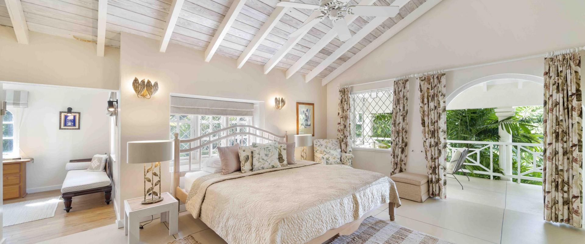 Dene Court Sandy Lane Barbados Master Bedroom with King Bed