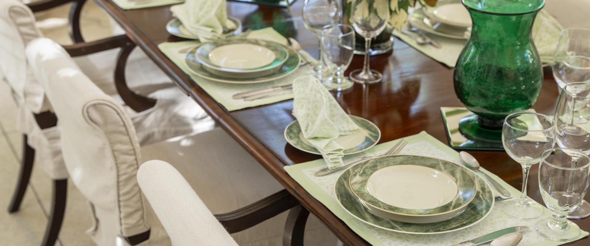 Heronetta Sandy Lane Estate Barbados Dining Table Decor