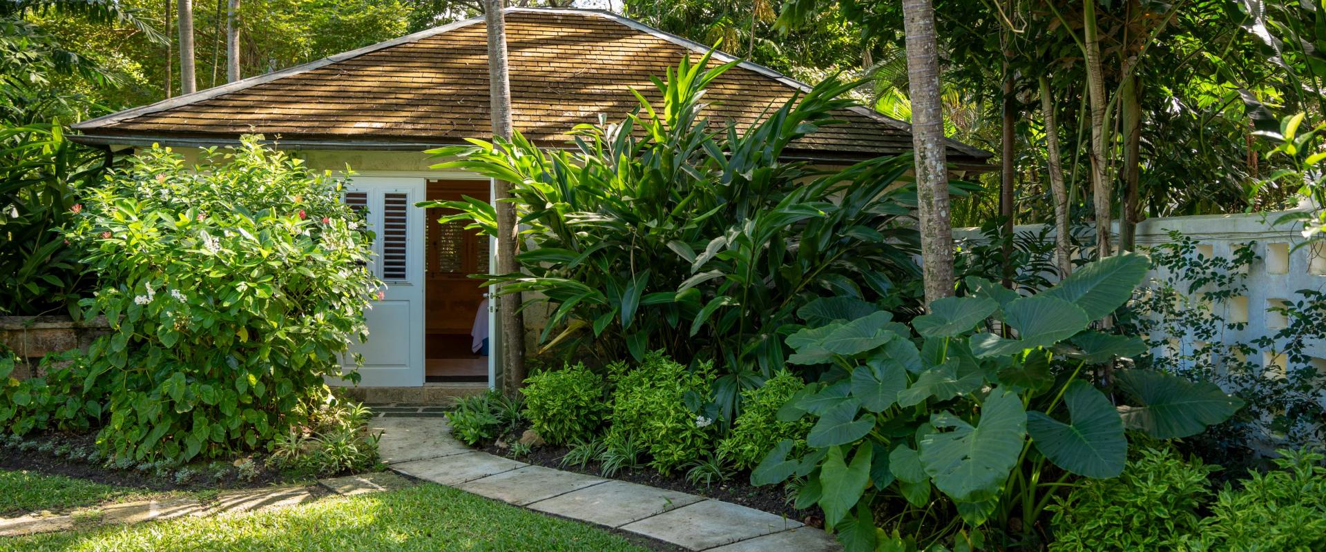 Heronetta Sandy Lane Estate Barbados Cottage One and Surrounding Gardens