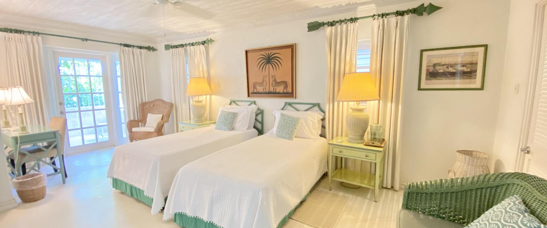 Beachfront Barbados Villa Rental Seascape Bedroom 4 Two Twin Beds