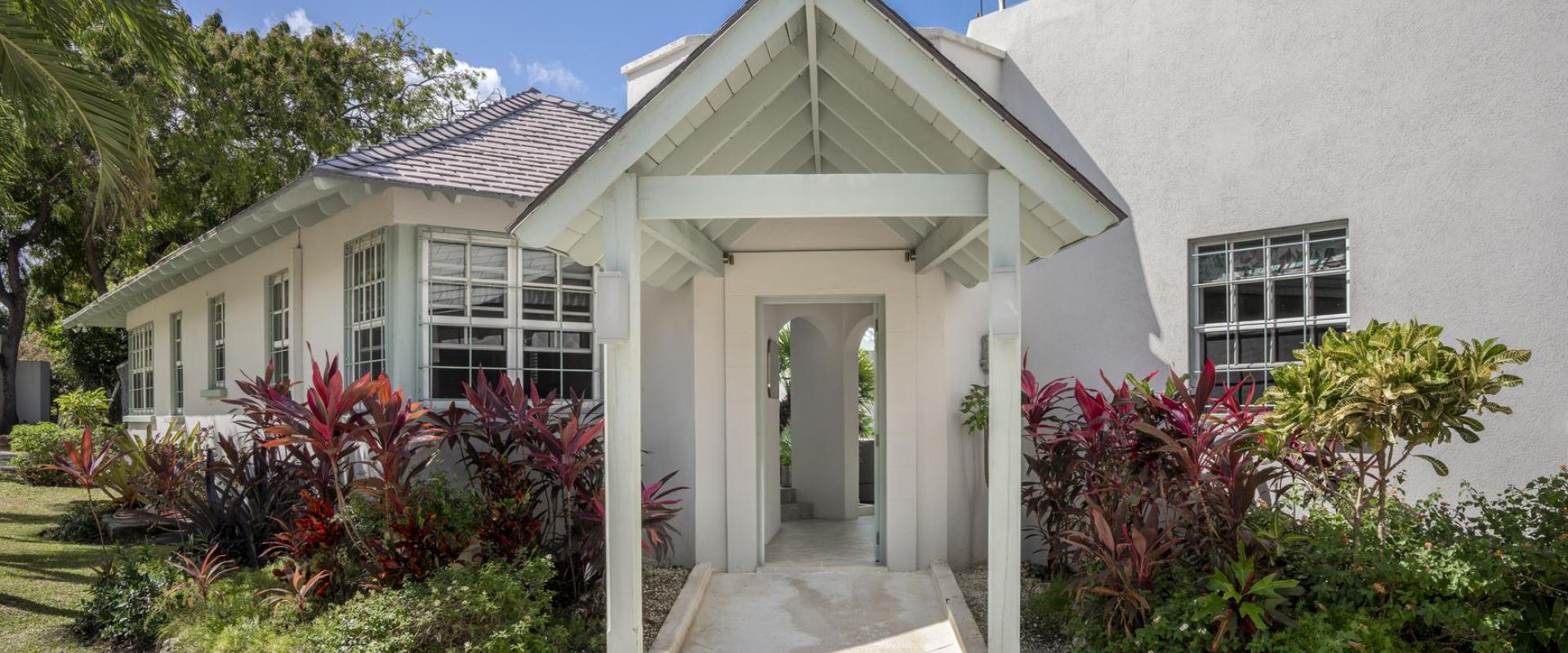 Phoenix Villa Sandy Lane Barbados Entrance Door