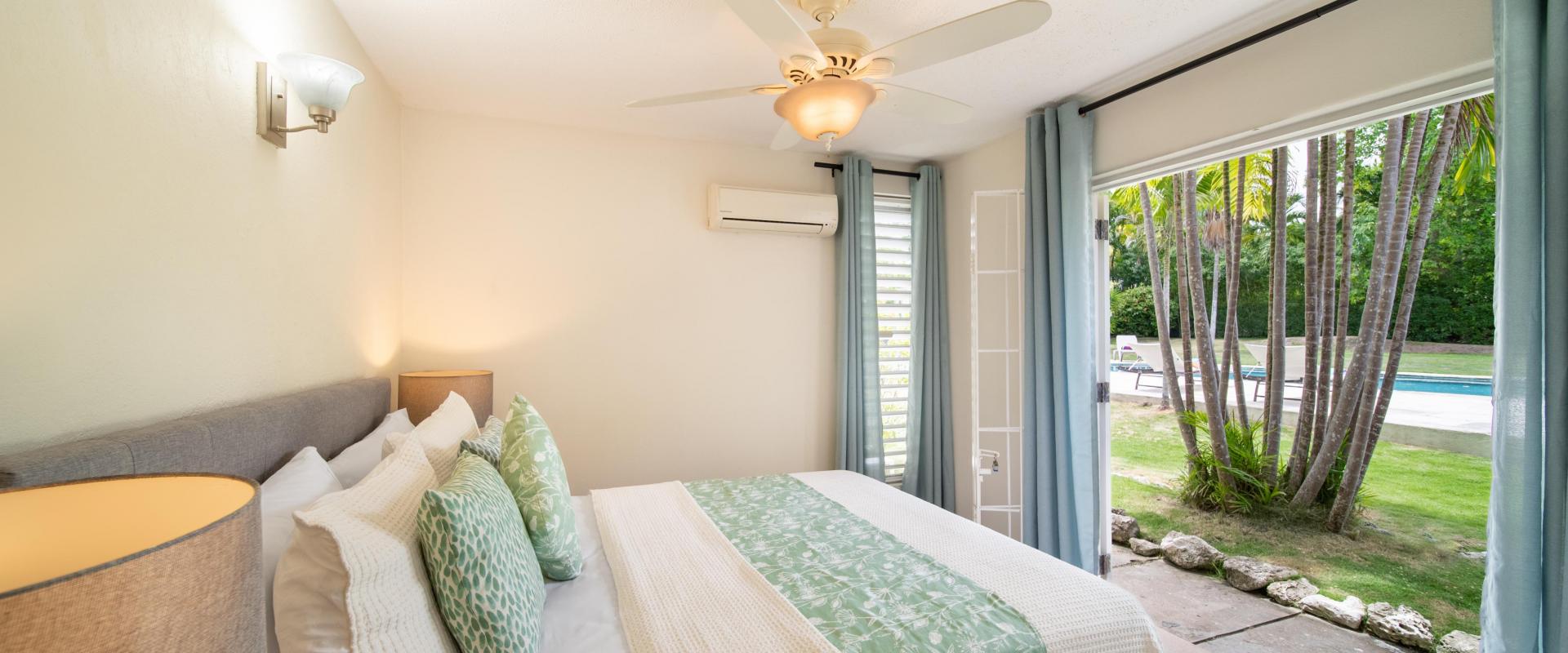 149 Salters Road Barbados Holiday Rental Sandy Lane Barbados Bedroom 3 with Patio to Pool Deck