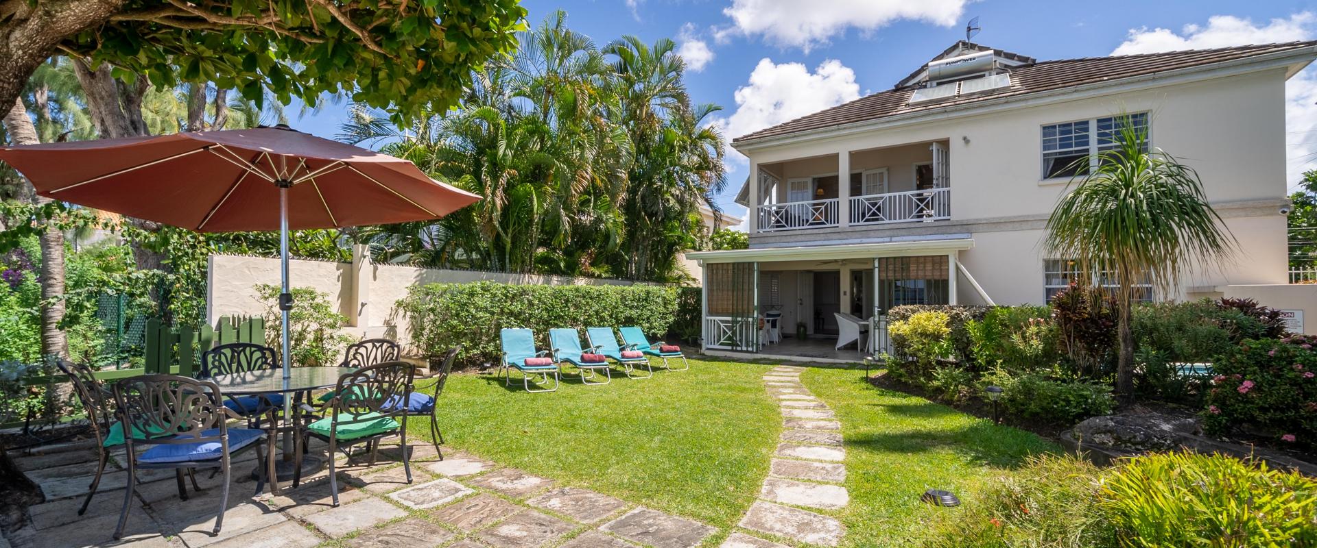 Barbados Beachfront Vacation Rental Villa Seawards Exterior and Gardens