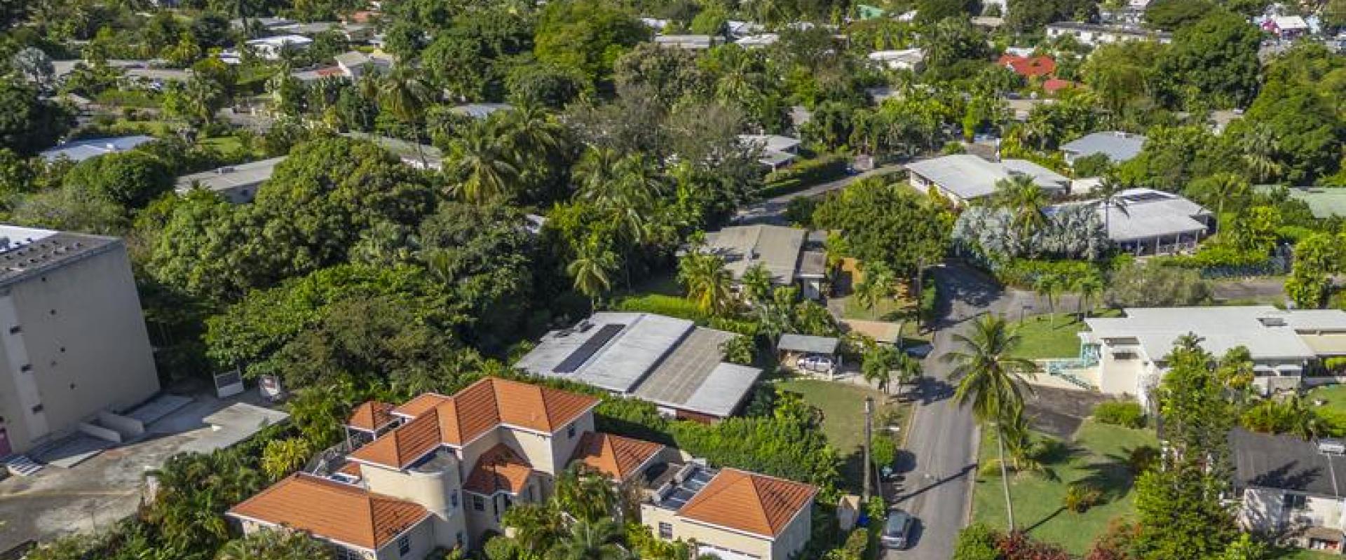 Tara Barbados 4 Bedroom Holiday Rental Villa Aerial Shot Towards Ocean